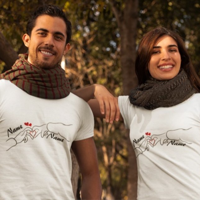 T-Shirt Casal Personalizado - Personalizar (Criador carregado)