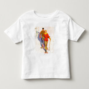 T-shirt Casal que veste sapatos de neve por McClelland