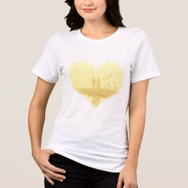 T-shirt Casamento de Praia Amarela