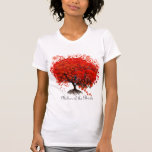T-shirt Casamento Romântico de Árvores de Folha Vermelha<br><div class="desc">Mãe do Bride Red Heart Tree Whimsical Tree T-shirts samack de Zazzle Brown Tree Bright Aqua Blue Font Convite de Casamento- se você quiser RSVP's, você precisará do 5 x 7 tamanho- Flor Tree Invitation e Matching Insert Cards Ver Mais Árvores Whimsical por Sandra- Brown Tree Bright Aqua Blue Invitation...</div>