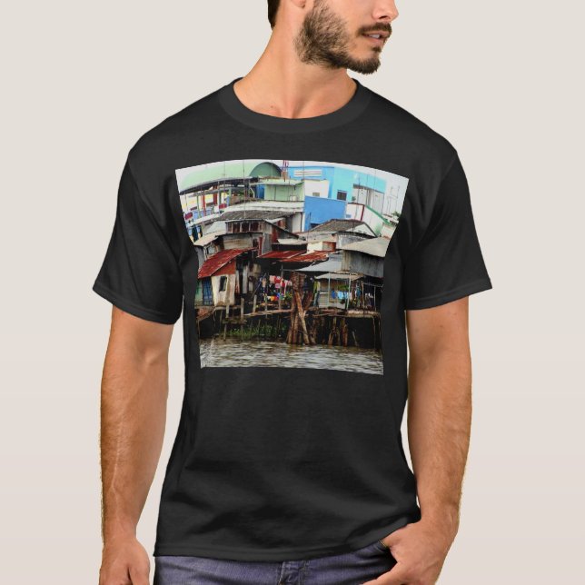 T-shirt Casas de Mekong River (Frente)