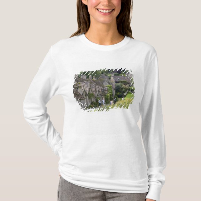 T-shirt casas de pedra Cotswold na aldeia de (Frente)