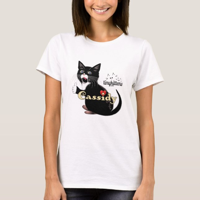 T-shirt Cassidy TinyKittens (Frente)