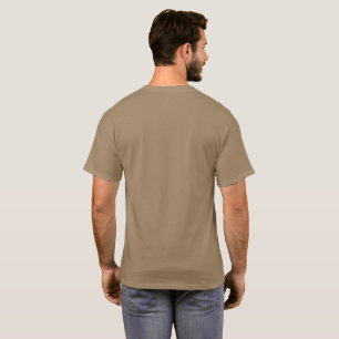 T-shirt castanha