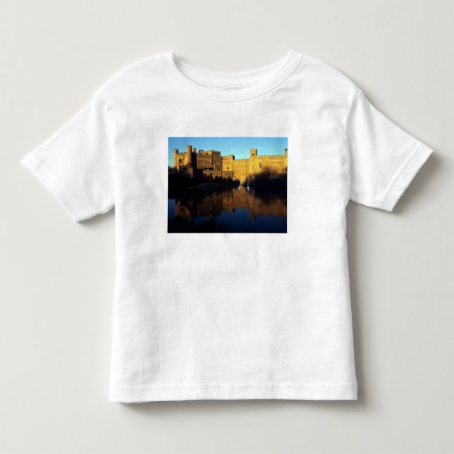 T-shirt Castelo de Leeds, século 12, fortaleza normanda e (Frente)