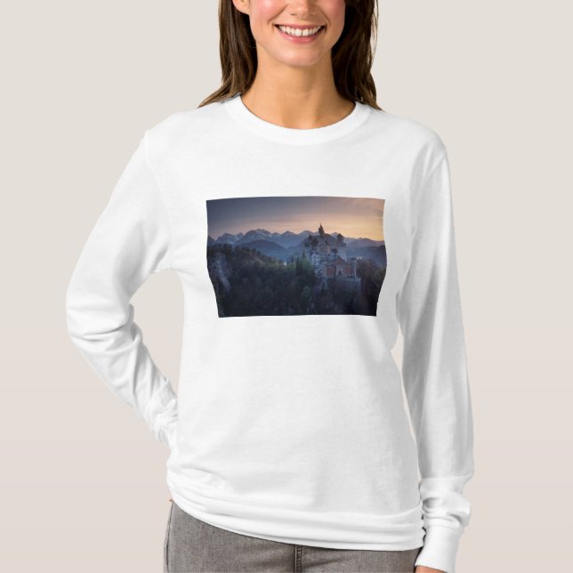 T-shirt Castelo de Neuschwanstein, construído no final do  (Frente)