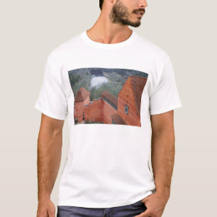 T-shirt Castelo de Turaida pelo rio Gauja, Sigulda, Letôni