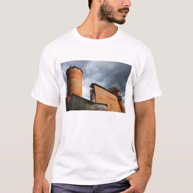 T-shirt Castelo de Turaida, Sigulda, Letônia (Frente)