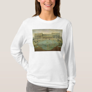 T-shirt Castelo de Versalhes do lado do jardim