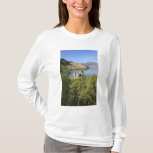 T-shirt Castelo Eilean Donan, Escócia. O famoso Eilean