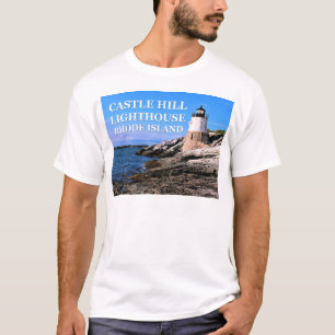 T-shirt Castelo Hill Lighthouse, Rhode Island