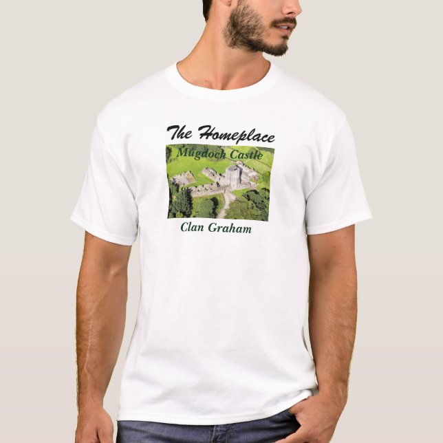 T-shirt Castelo Mugdock - Clan Graham (Frente)