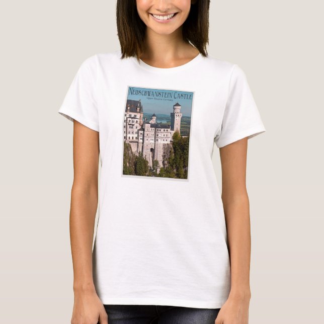 T-shirt Castelo Neuschwanstein (Frente)