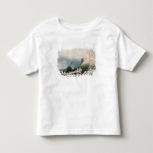 T-shirt Castelo, Tyne e desgaste de Tynemouth, com