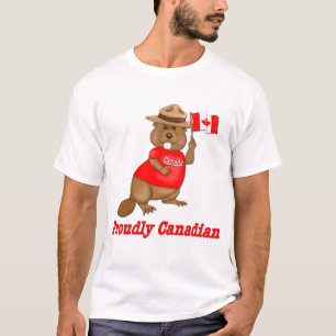 T-shirt Castor orgulhosa canadense