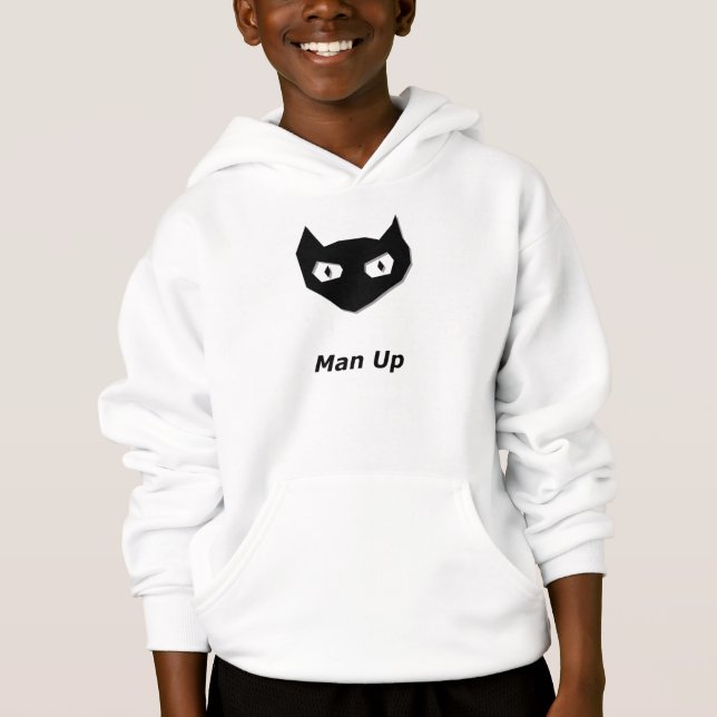 T-shirt Cat Boo Man Up (Frente)