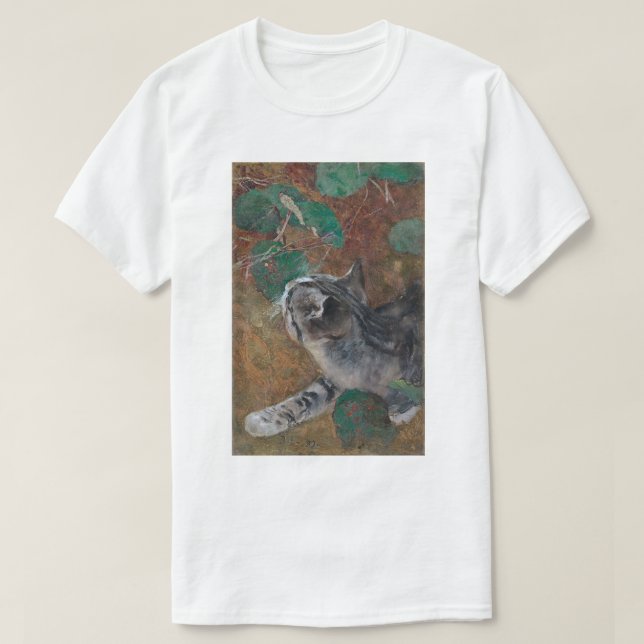 T-shirt Cat, Bruno Liljefors (Frente do Design)