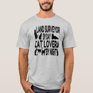 T-shirt Cat Lover Land Surveyor
