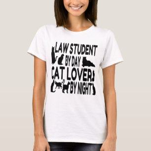 T-shirt Cat Lover Law Student