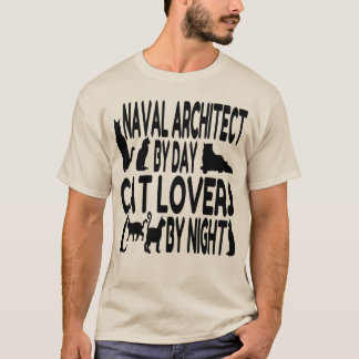 T-shirt Cat Lover Naval Architect