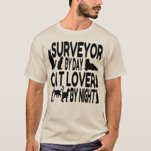 T-shirt Cat Lover Surveyor