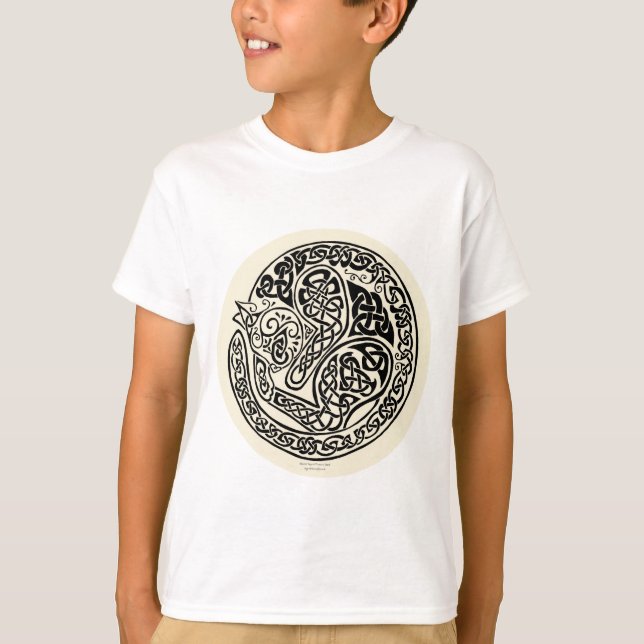 T-shirt Cat Sonha Fora Negra Celta (Frente)