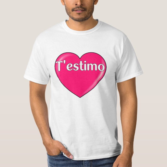 T-shirt Catalão - Eu te amo (Frente)