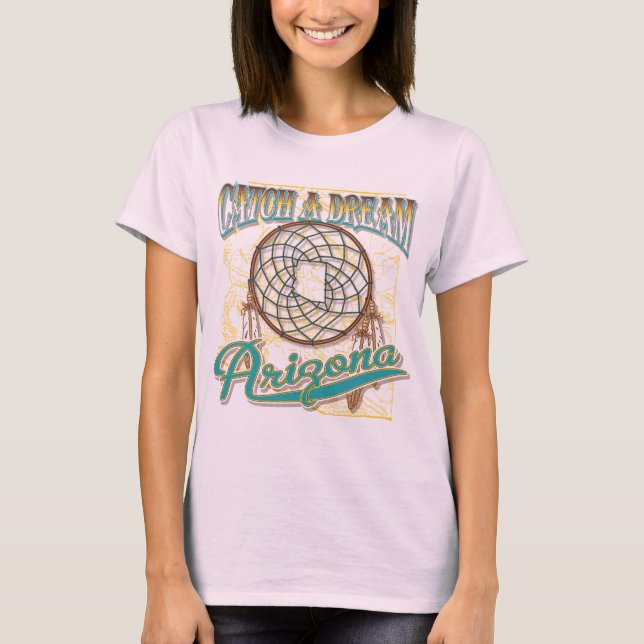 T-shirt Catcher de Sonho de arizona (Frente)