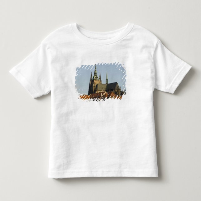 T-shirt Catedral de São Vito e Castelo de Praga, um dos (Frente)