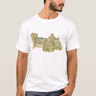 T-shirt Catedral do Romanesque de Santiago de Compostela.