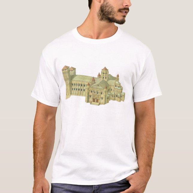 T-shirt Catedral do Romanesque de Santiago de Compostela (Frente)