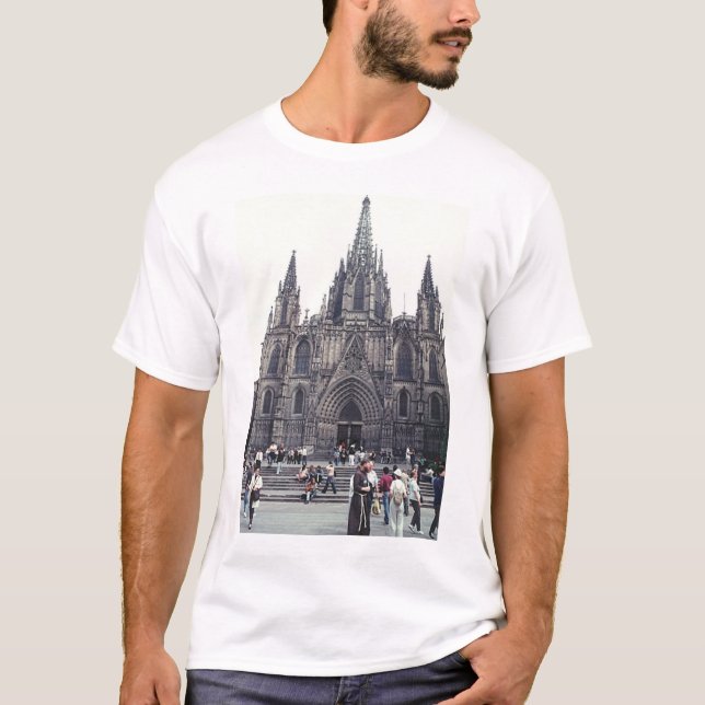 T-shirt Catedral em Barcelona (Frente)