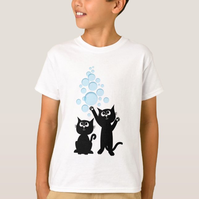 t-shirt cats for kids (Frente)