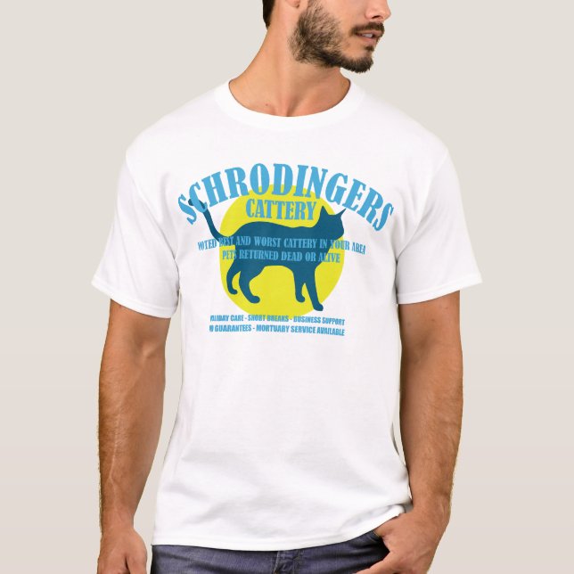 T-shirt Cattery de Schrodingers (Frente)