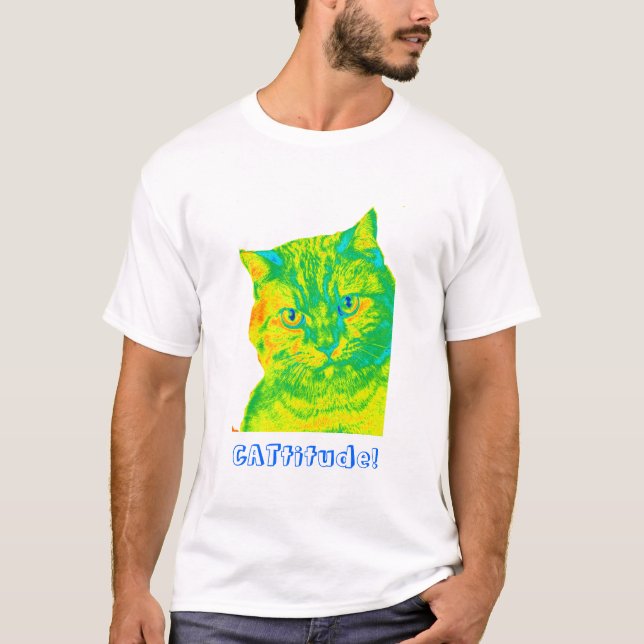 T-shirt CATtitude! (Frente)