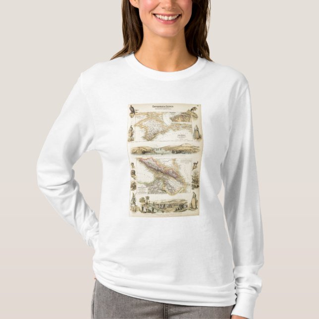T-shirt Caucausus e Crimeia (Frente)