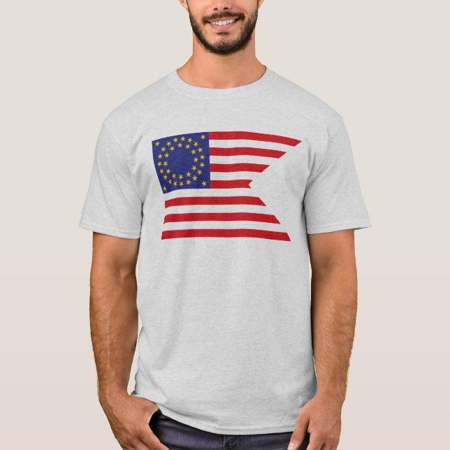 T-shirt Cavalaria Guido (bandeira) - guerra civil (Frente)