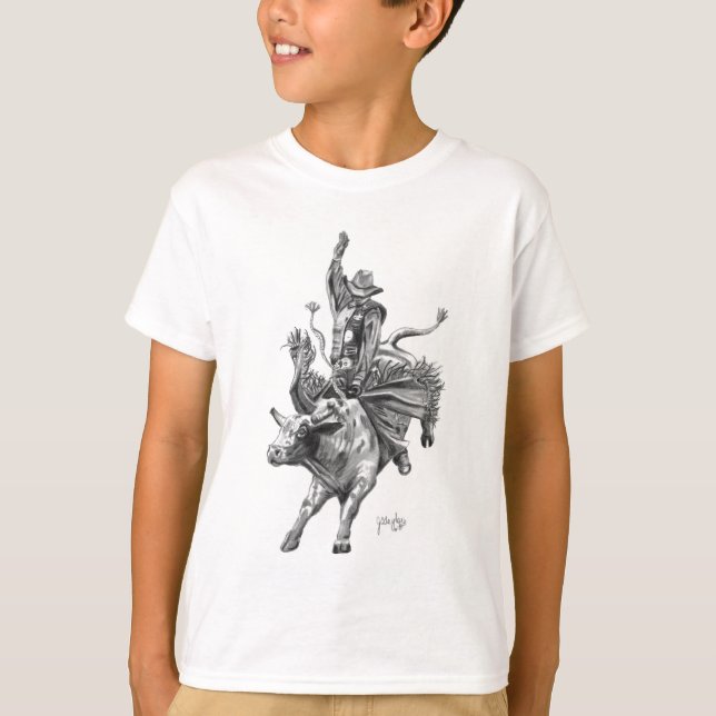T-shirt Cavaleiro de Bull (Frente)