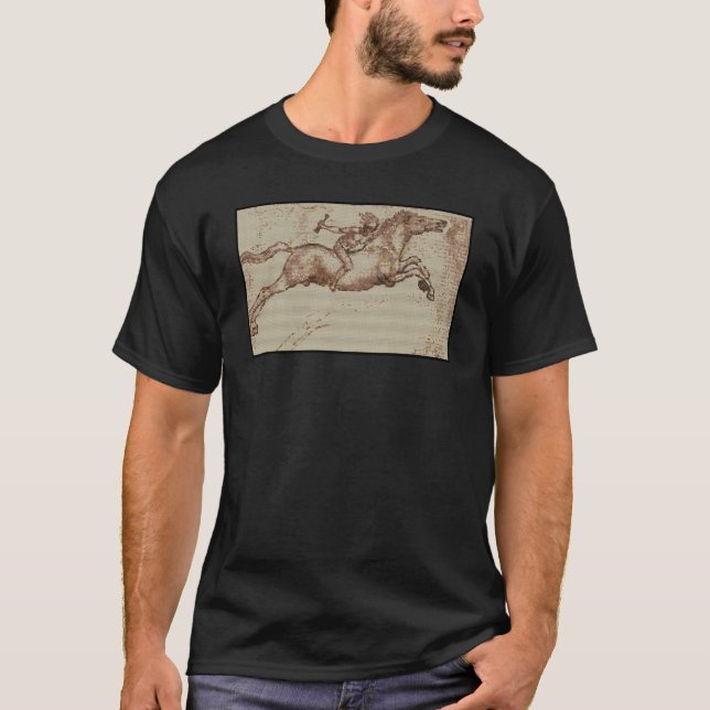 T-SHIRT CAVALEIRO DE DAVINCI II (Frente)