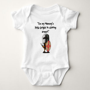 T-shirt Cavaleiro Pequeno na Armadura Brilhante