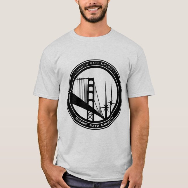 T-shirt Cavaleiros do Golden Gate (Frente)