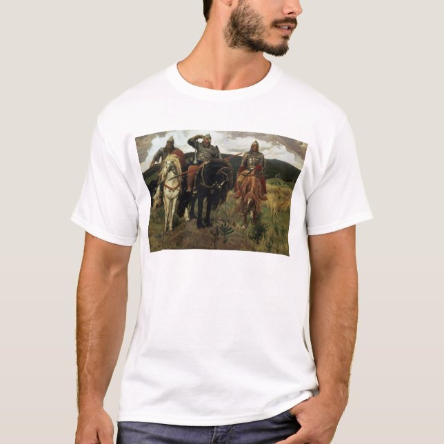 T-shirt Cavaleiros do guerreiro, 1881-98 (Frente)