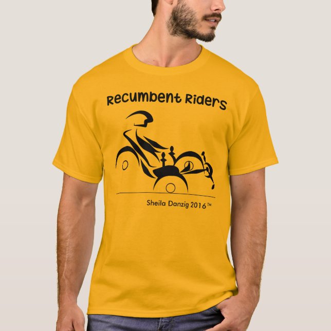 T-shirt Cavaleiros Recumbent Trikes (Frente)