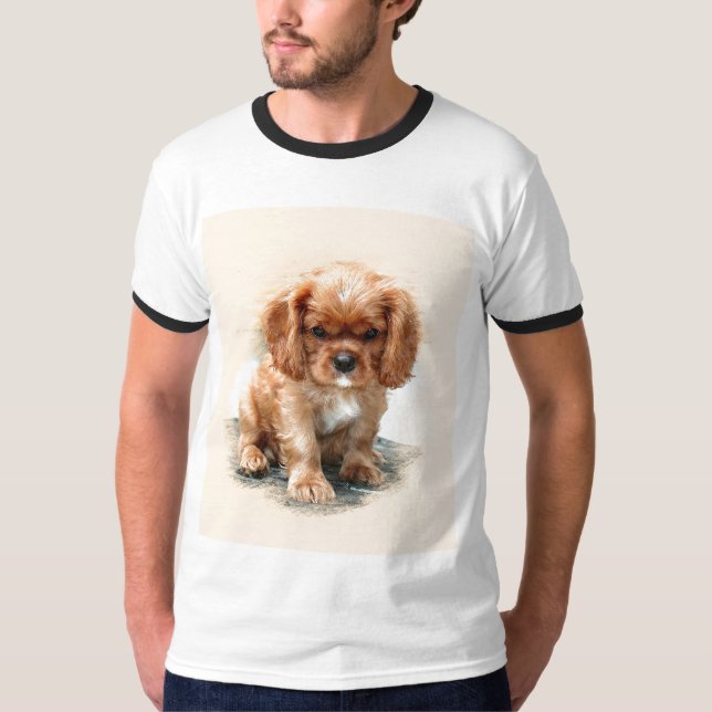 T-shirt Cavalier King Charles Spaniel (Frente)