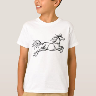 T-shirt Cavalo a Saltar