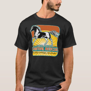 T-shirt Cavalo animal do salvamento