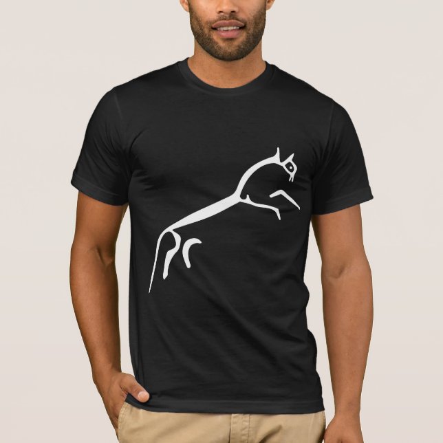 T-shirt Cavalo branco (castelo de Uffington) - (Frente)