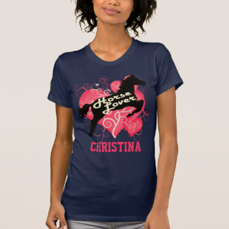 T-shirt Cavalo Christina personalizada amante