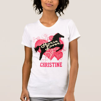 T-shirt Cavalo Christine personalizada amante