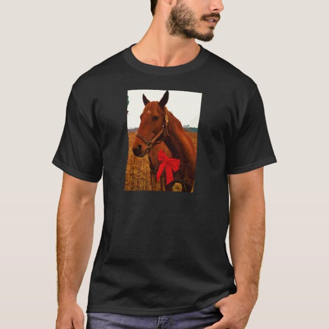 T-shirt Cavalo com Arco Vermelho (Frente)